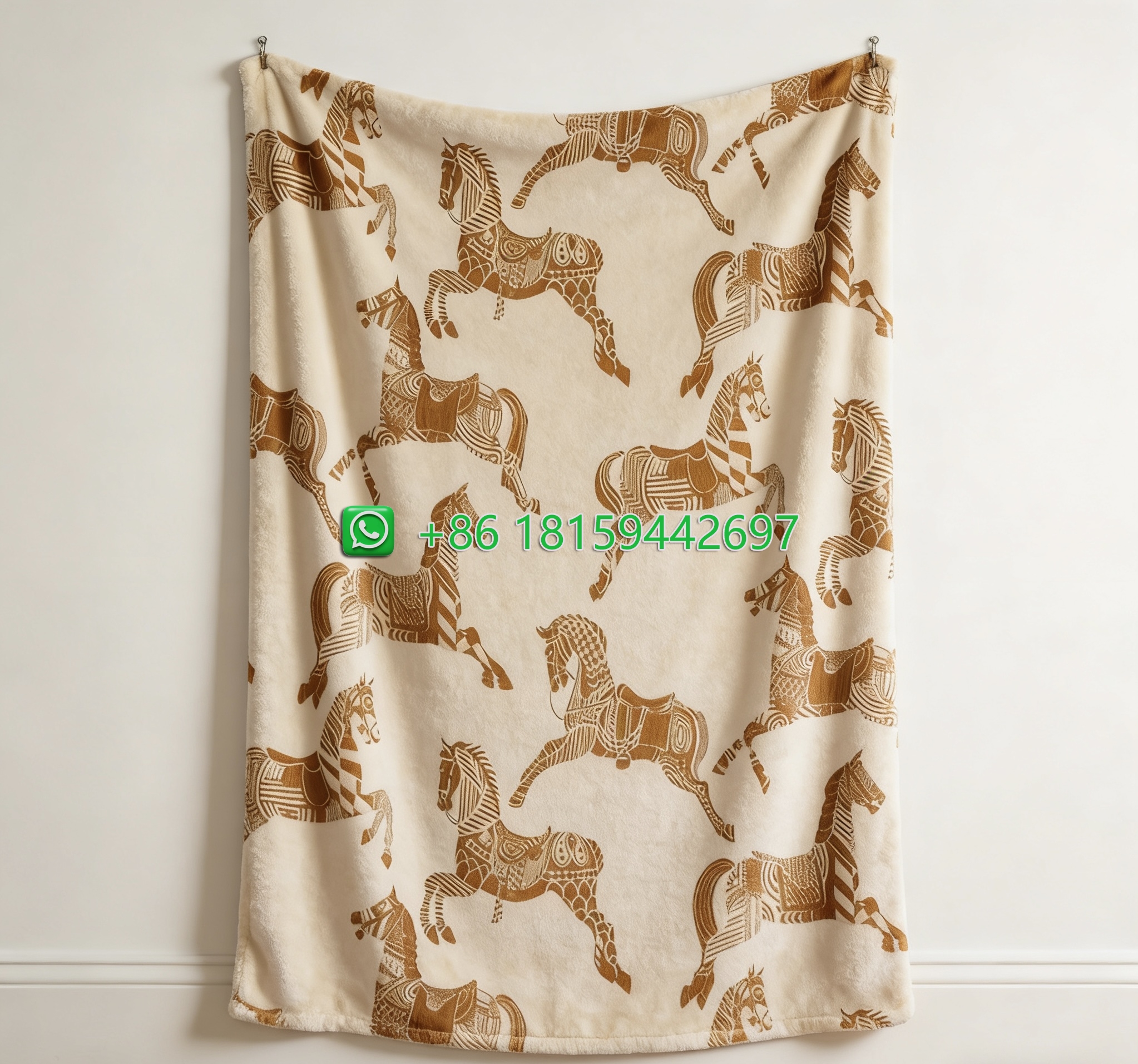 Hermes Throw Blankets